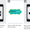 Layar instructions for Cloak and Curio augmented reality AR