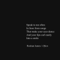 "Often" - poetry by Roshan James, Wellesley, Ontario, Canada